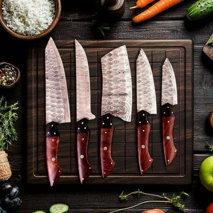 5 PCS Professional Chef Knife Set