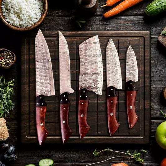5 PCS Professional Chef Knife Set