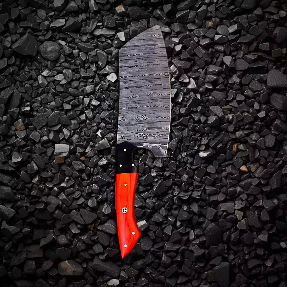 5 Pcs Damascus Cooking Knife Set