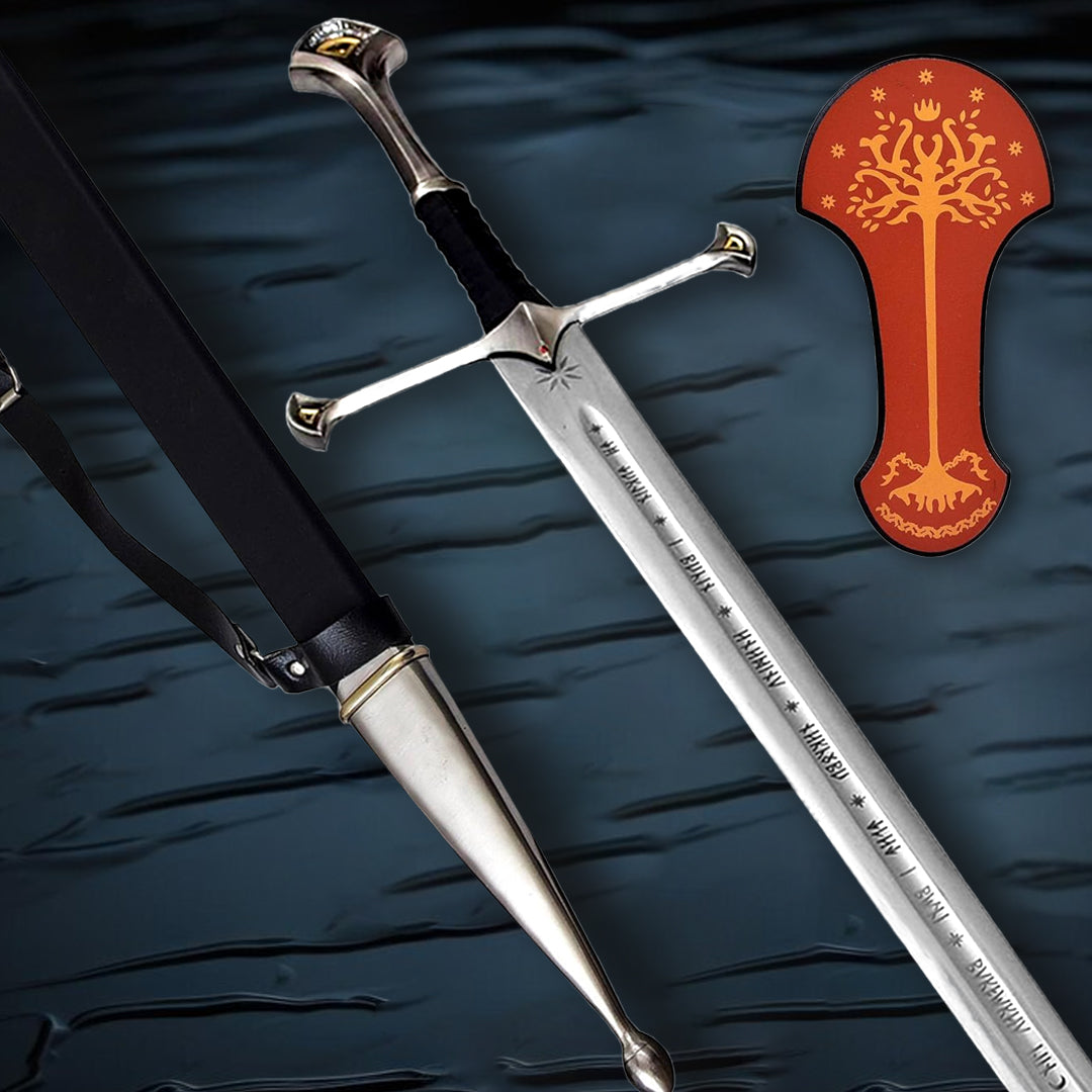 Lord Of The Rings Anduril Narsil Sword with Scabbard