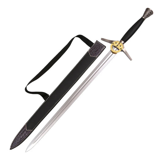 Witcher Sword 03 – Silver Fantasy Blade with Scabbard Replica